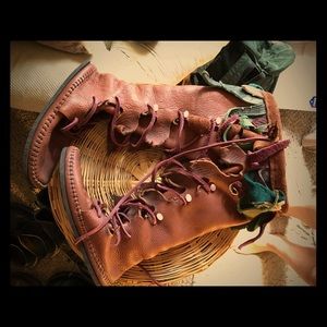 Handmade fairy leather boots!